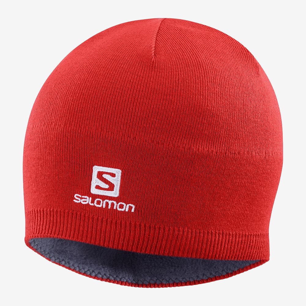 Salomon Singapore Mens Hats - RS WARM Red | 85041-HVAL